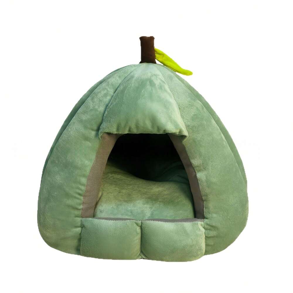 4 Season Enclosed Cat Dog Bed Warm Cozy Pet House With Cushion Sofa Style Nest Comfortable Bed Mat For Cats And Small To Medium Dogs