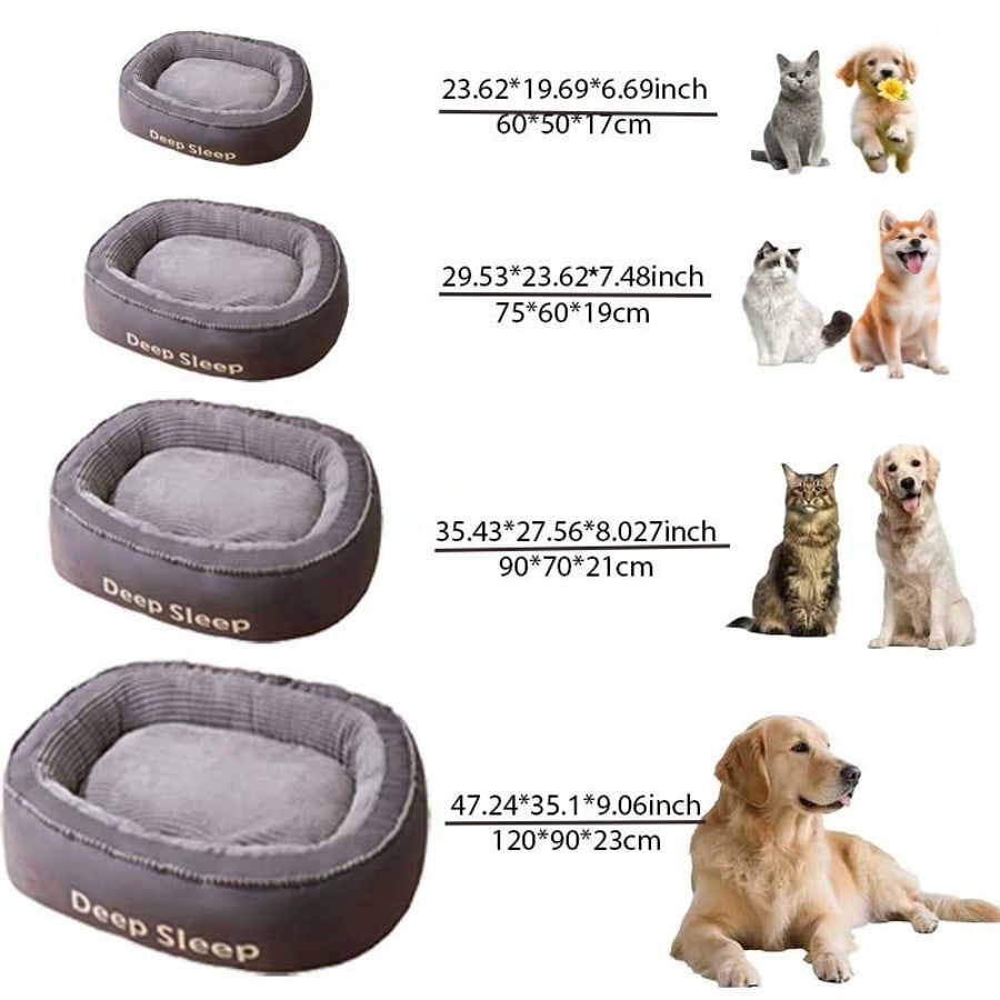 Large Orthopedic Dog Sofa Bed Washable Durable Cushion Design For Small Medium Large Pets Deep Sleep Supportive Indoor Cat Dog Bed