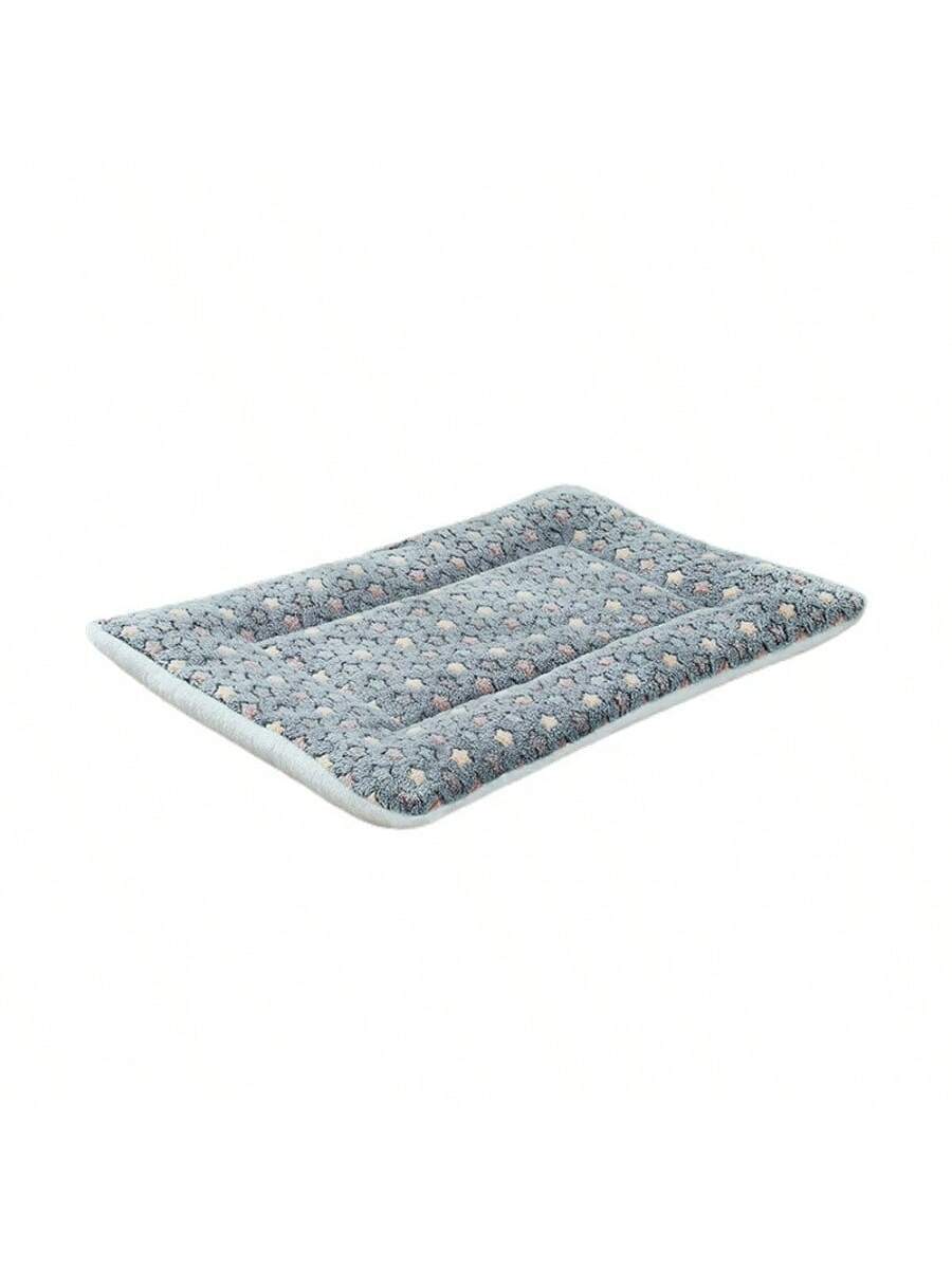 Soft Flannel Pet Bed Mat Short Plush Sleeping Blanket Cushion For Cats Small Dogs Warm Comfortable Pad Cozy Indoor Pet Accessory