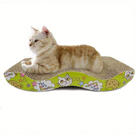 Cat Scratcher Pad Corrugated Cardboard Scratching Board Sofa Bed Mat For Cats Kittens Interactive Toy Claw Care Furniture Protector