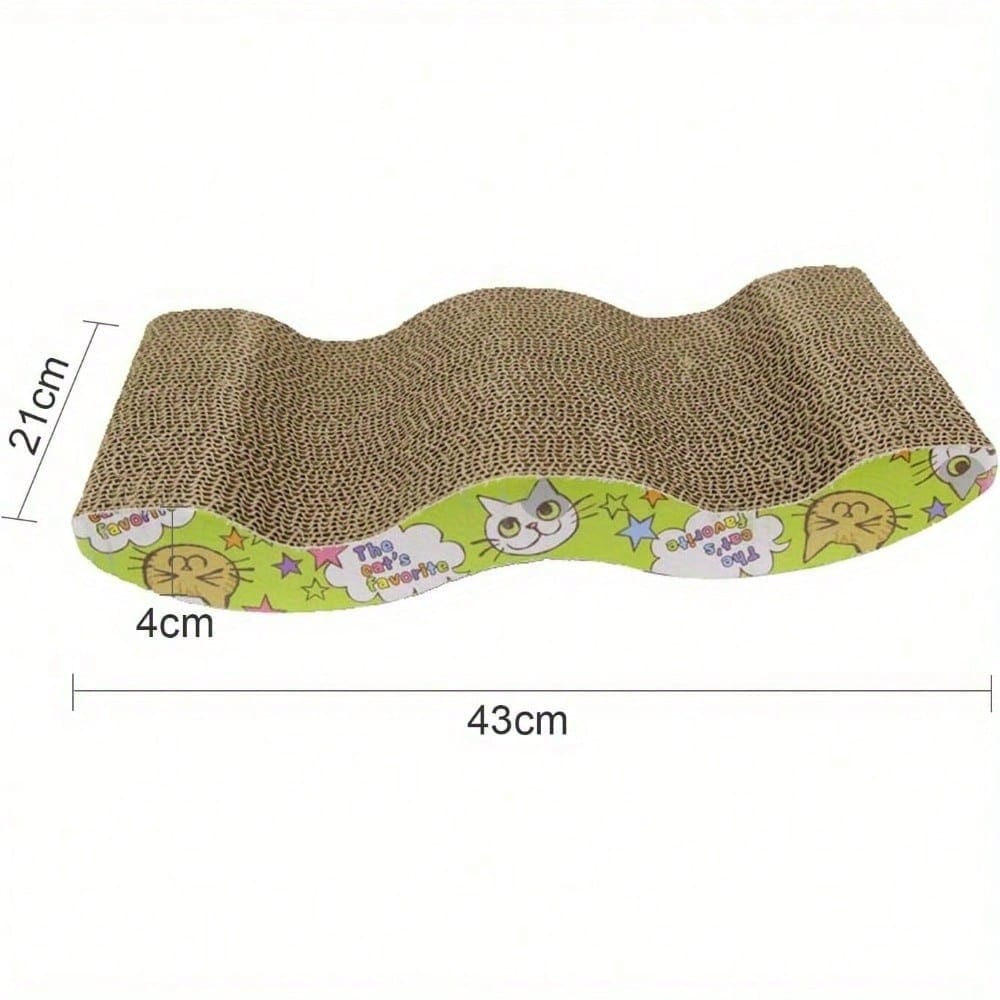 Cat Scratcher Pad Corrugated Cardboard Scratching Board Sofa Bed Mat For Cats Kittens Interactive Toy Claw Care Furniture Protector