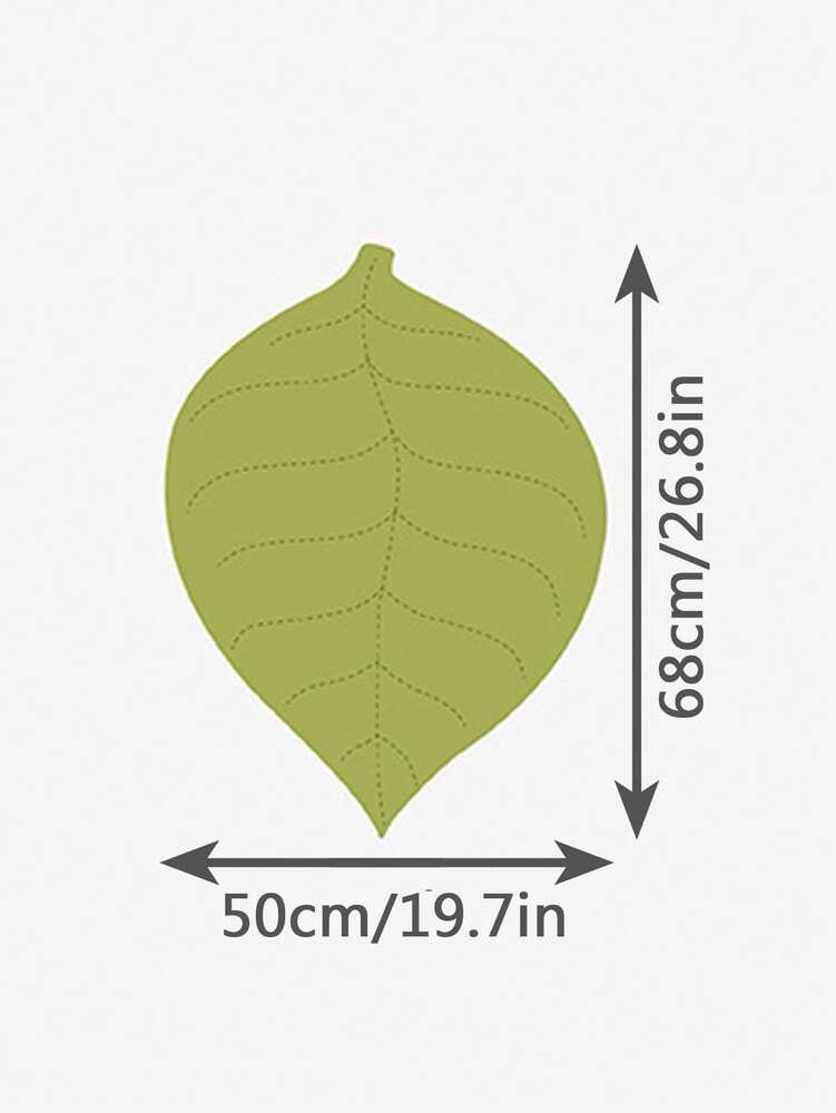Women's Dual Color Leaf Shaped Washable Pet Bed Soft Thin Cushion For Small Medium Cats Dogs All Season Comfortable Cozy Sleeping Mat