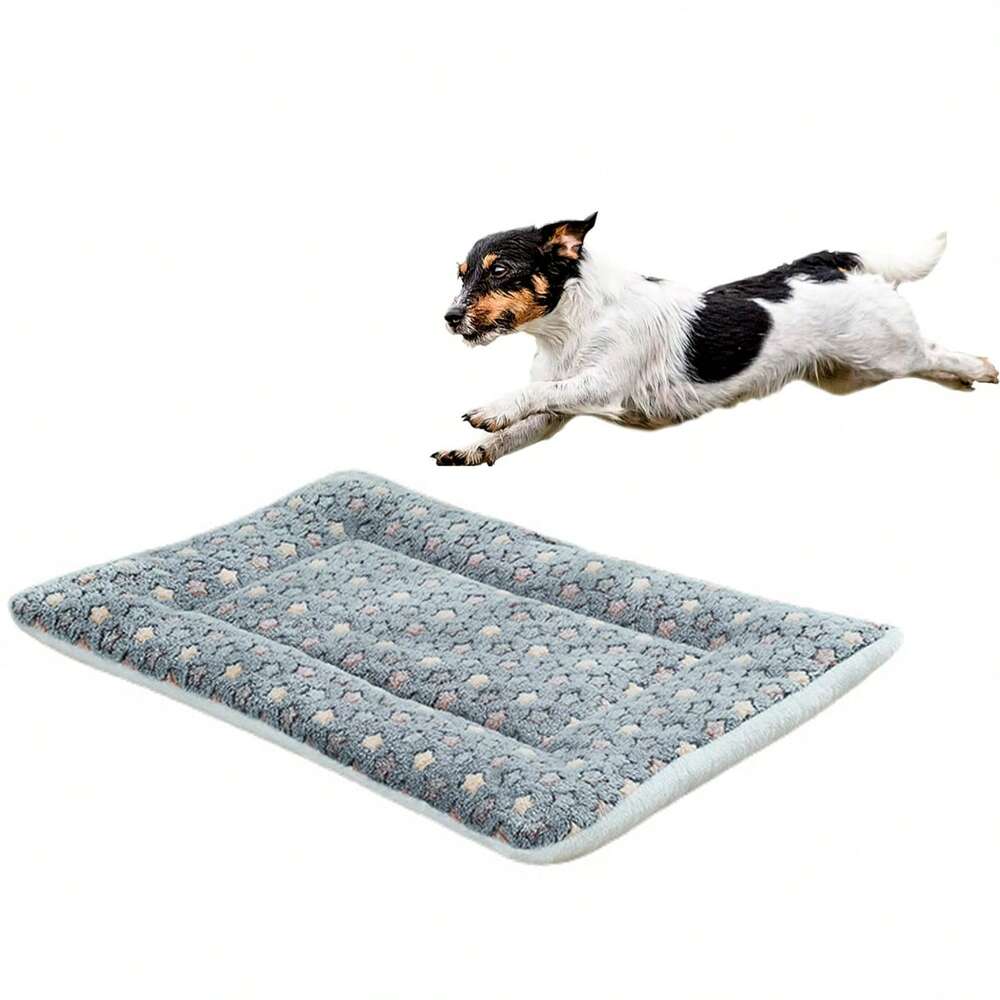 Soft Flannel Pet Bed Mat Short Plush Sleeping Blanket Cushion For Cats Small Dogs Warm Comfortable Pad Cozy Indoor Pet Accessory