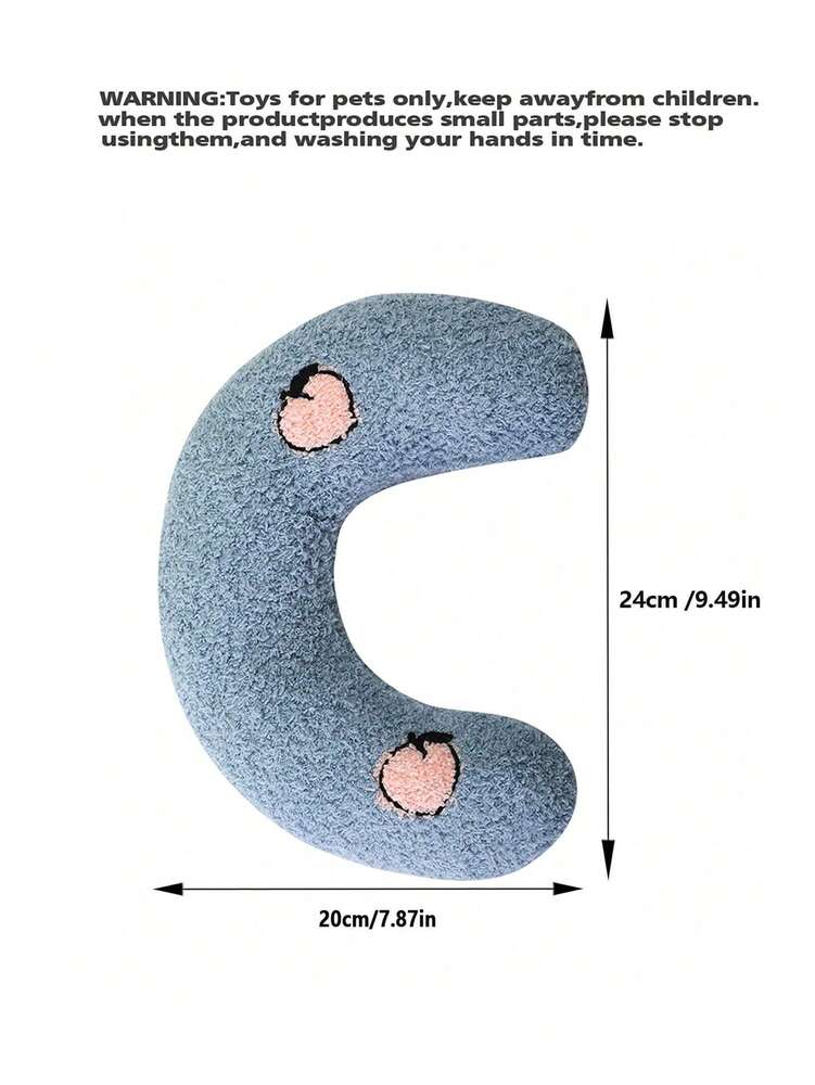 Calming Pet Pillow For Dogs And Cats Soft Fluffy U Shaped Neck Pillow Anxiety Relief Cushion For Pets Joint Pain Comfort Sleeping Bed