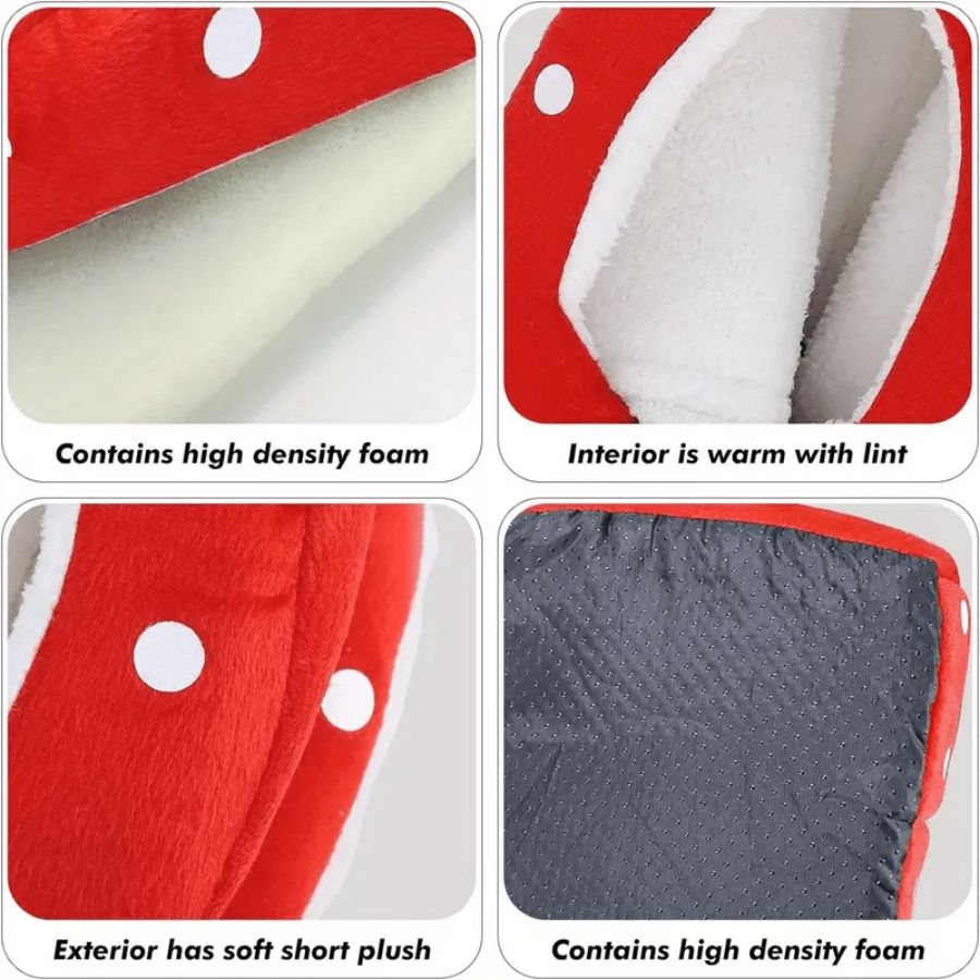 Small Pet Bed Strawberry Style Fully Enclosed Fleece Cuddle Cup Washable Winter Sleeping House For Ferret Chinchilla Hedgehog Rabbit